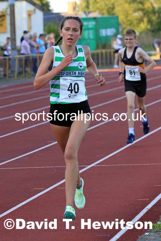 3000 metres, 2022 NEGP Monkton No. 6, Wednesday, Aug. 10th. Photo: David T. Hewitson/Sports for All Pics